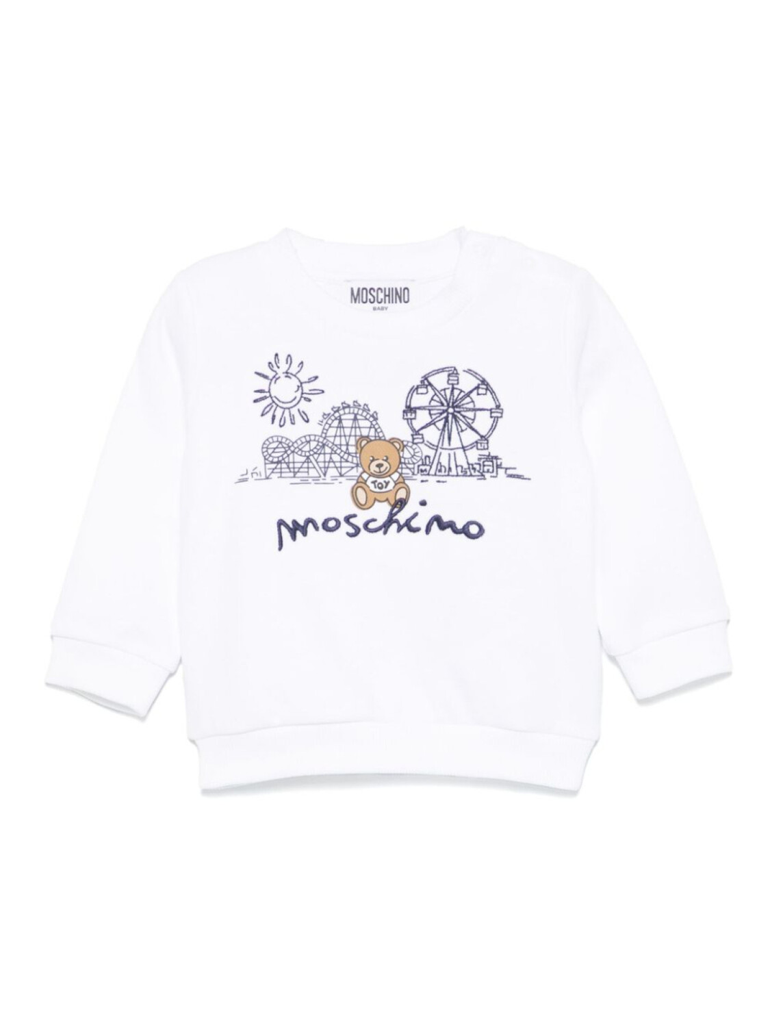 

Moschino Kids толстовка Teddy Bear, белый