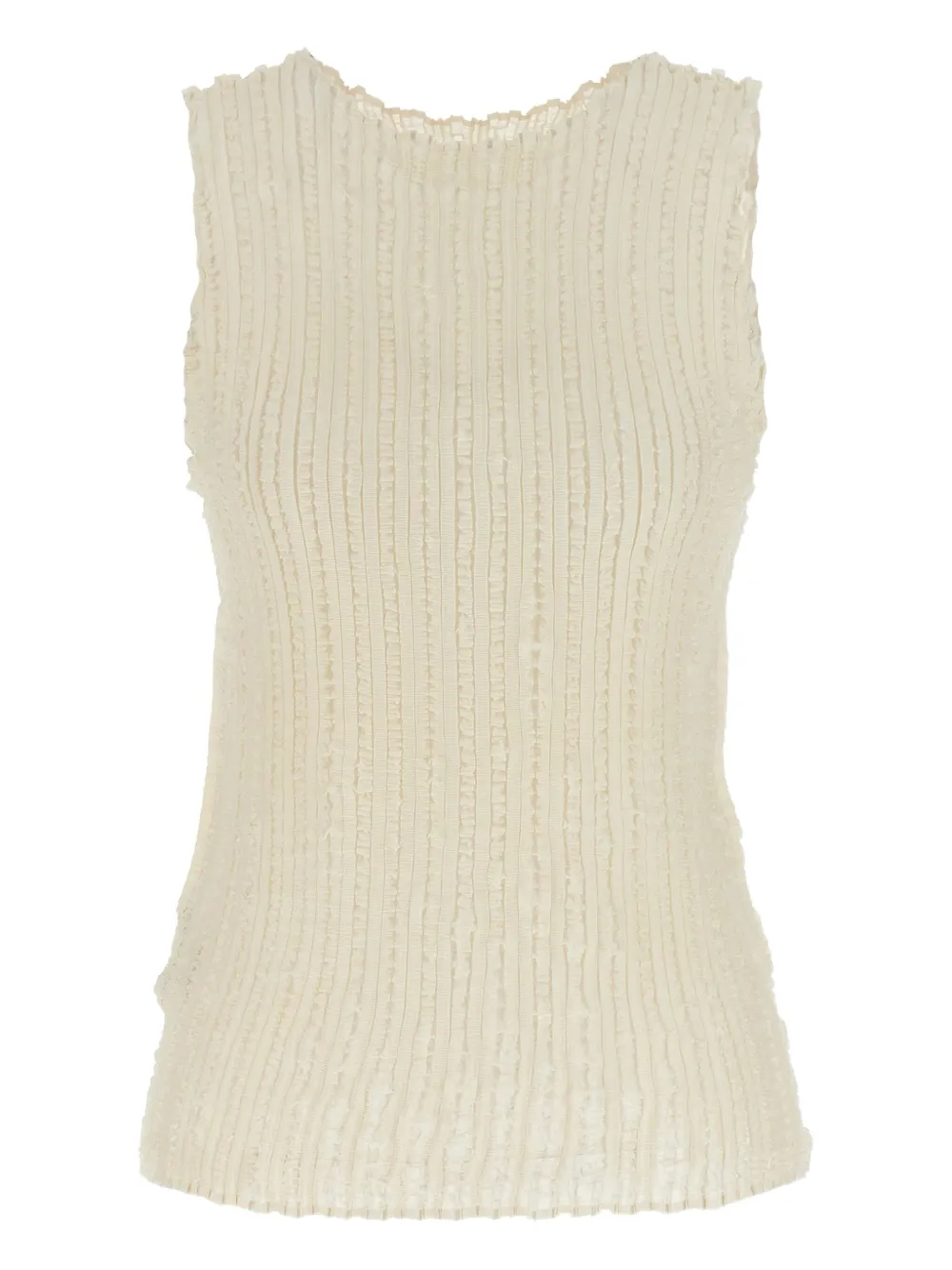 

Плиссированный топ Jellyfish Issey Miyake, белый