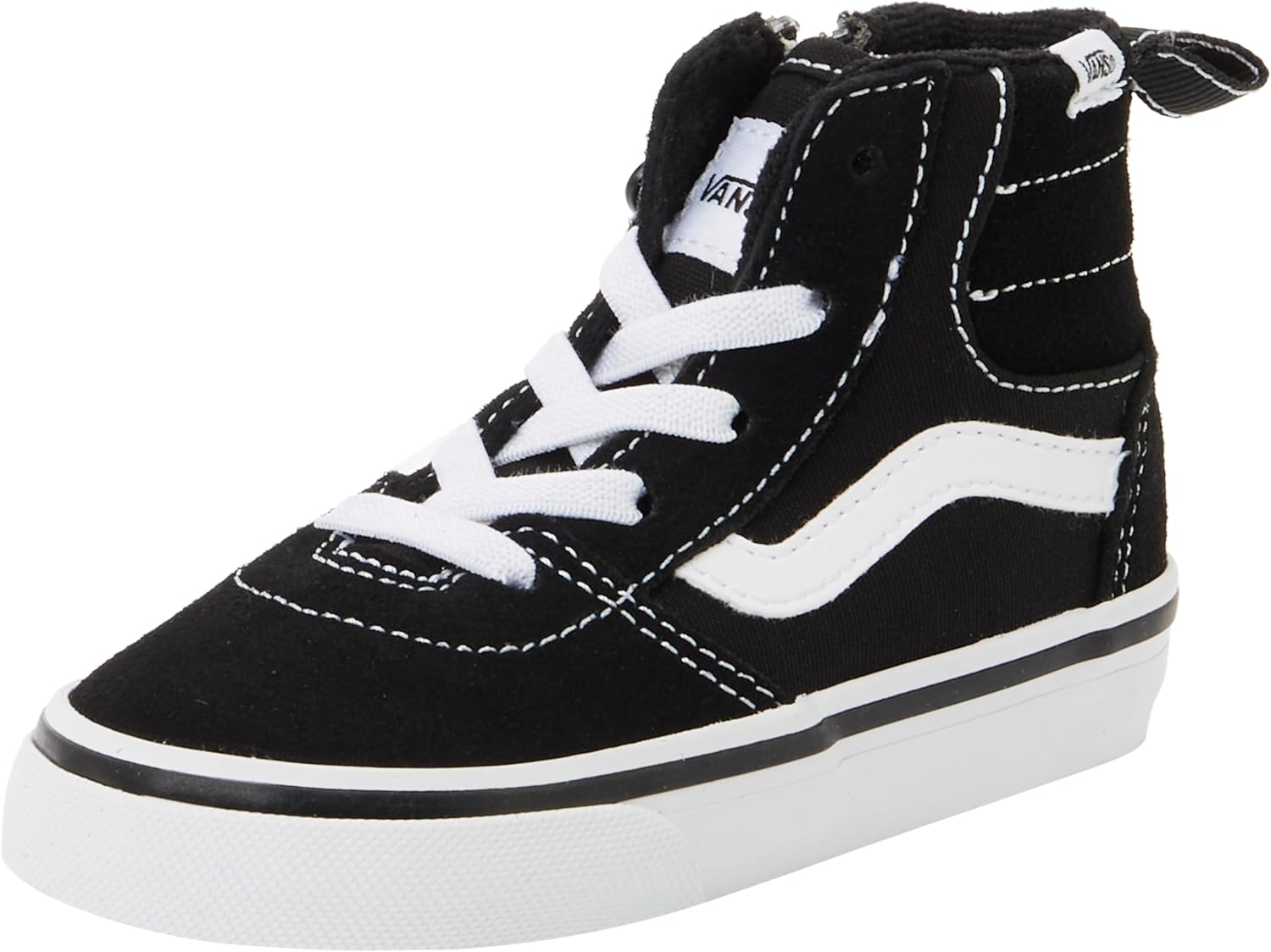 

Vans Unisex-Child Ashwood Hi Decon высокие кроссовки на молнии, Suede/Canvas Black/White