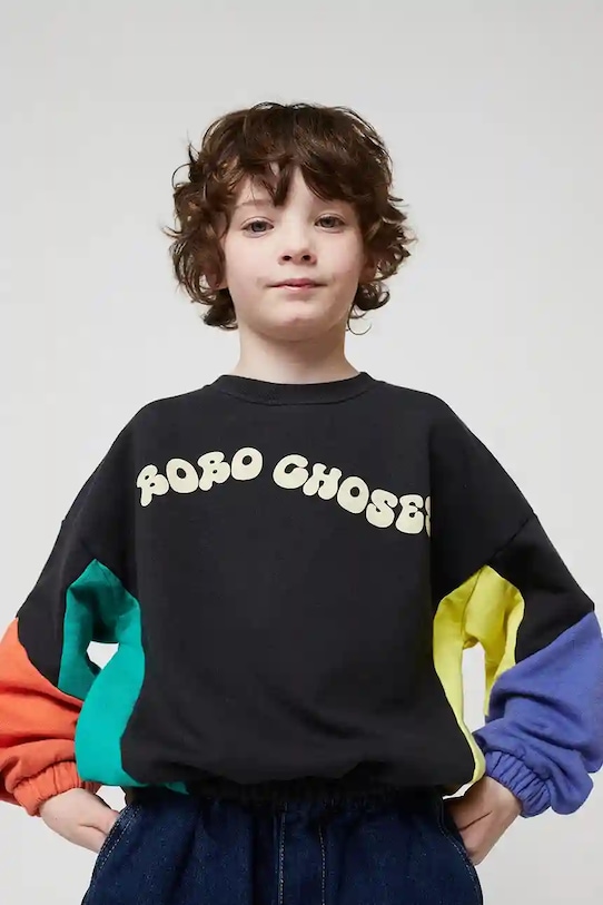 

Детская толстовка Wavy Bobo Choses, черный