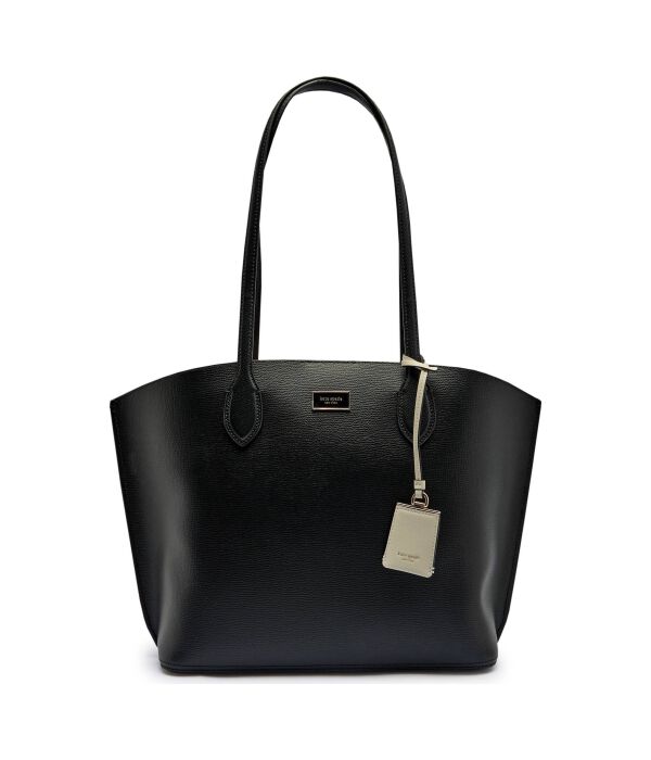 

Кожаный костюм с сумочкой Kate Spade, черный