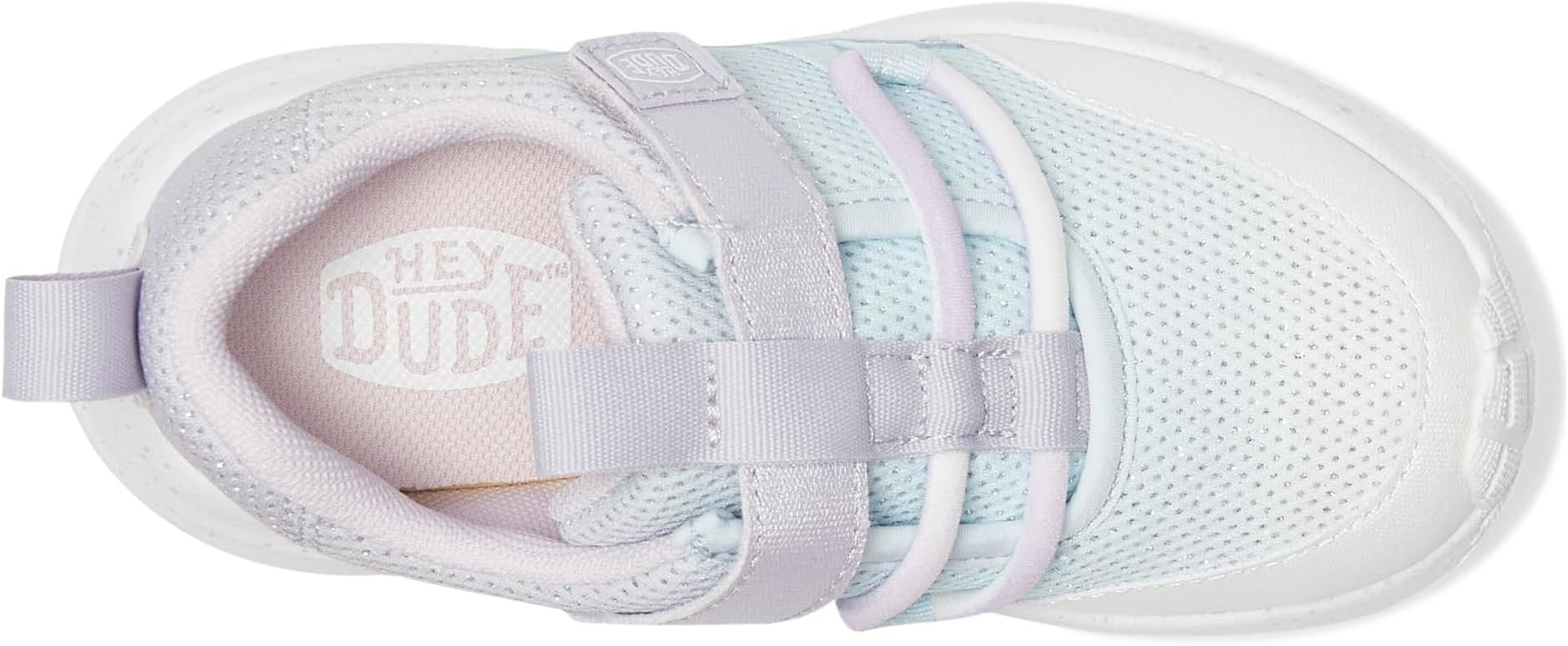 Кроссовки Hey Dude Kids Sirocco Trek AC Shimmer, цвет Blue/Lilac/Multi — фото 2
