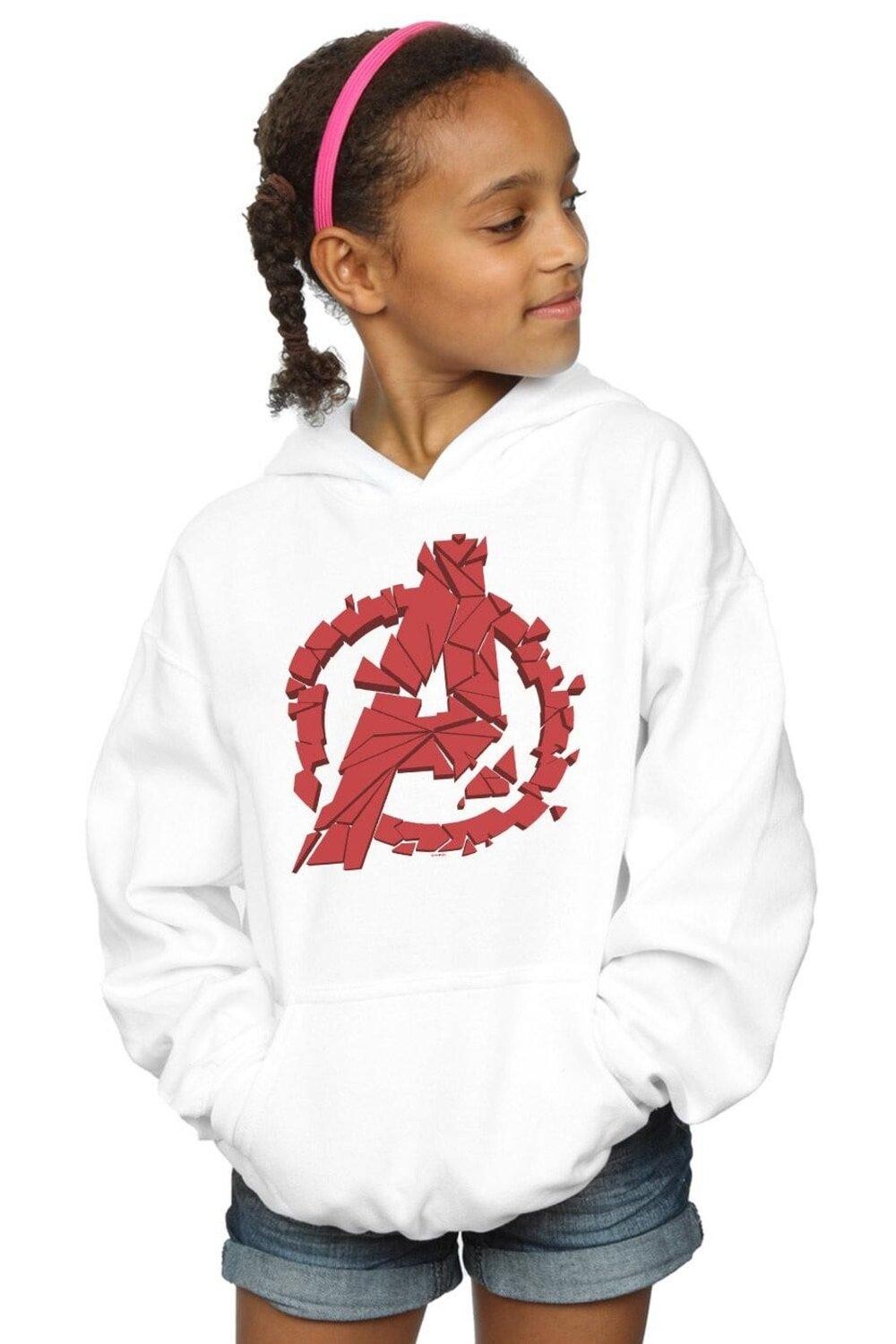 

Толстовка с логотипом Avengers Endgame Shattered Marvel, белый