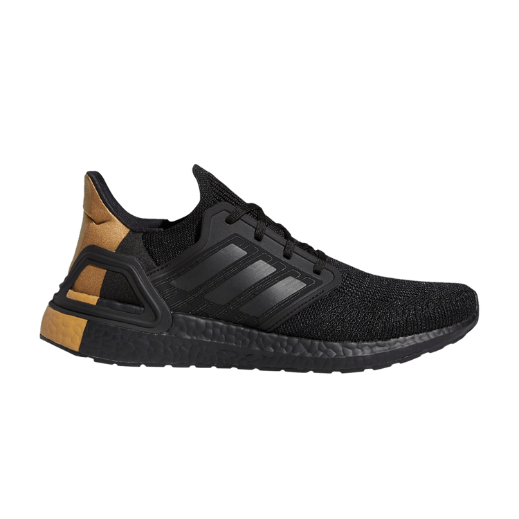 

Кроссовки adidas UltraBoost 20 'Black Gold Metallic', черный