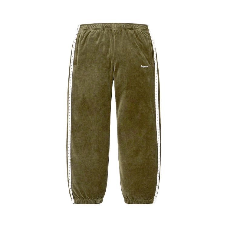 

Брюки Supreme Studded Velour Track Pant, Olive