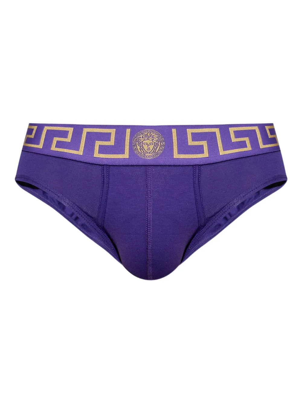 

Трусы-брифы с узором Greca VERSACE, фиолетовый