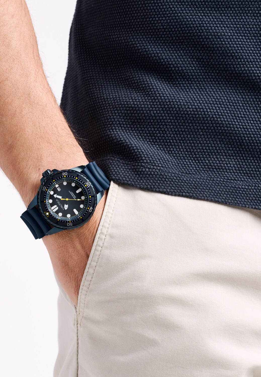 

NAUTICA Часы Analog 'NCT SEA DIVE' в синем цвете