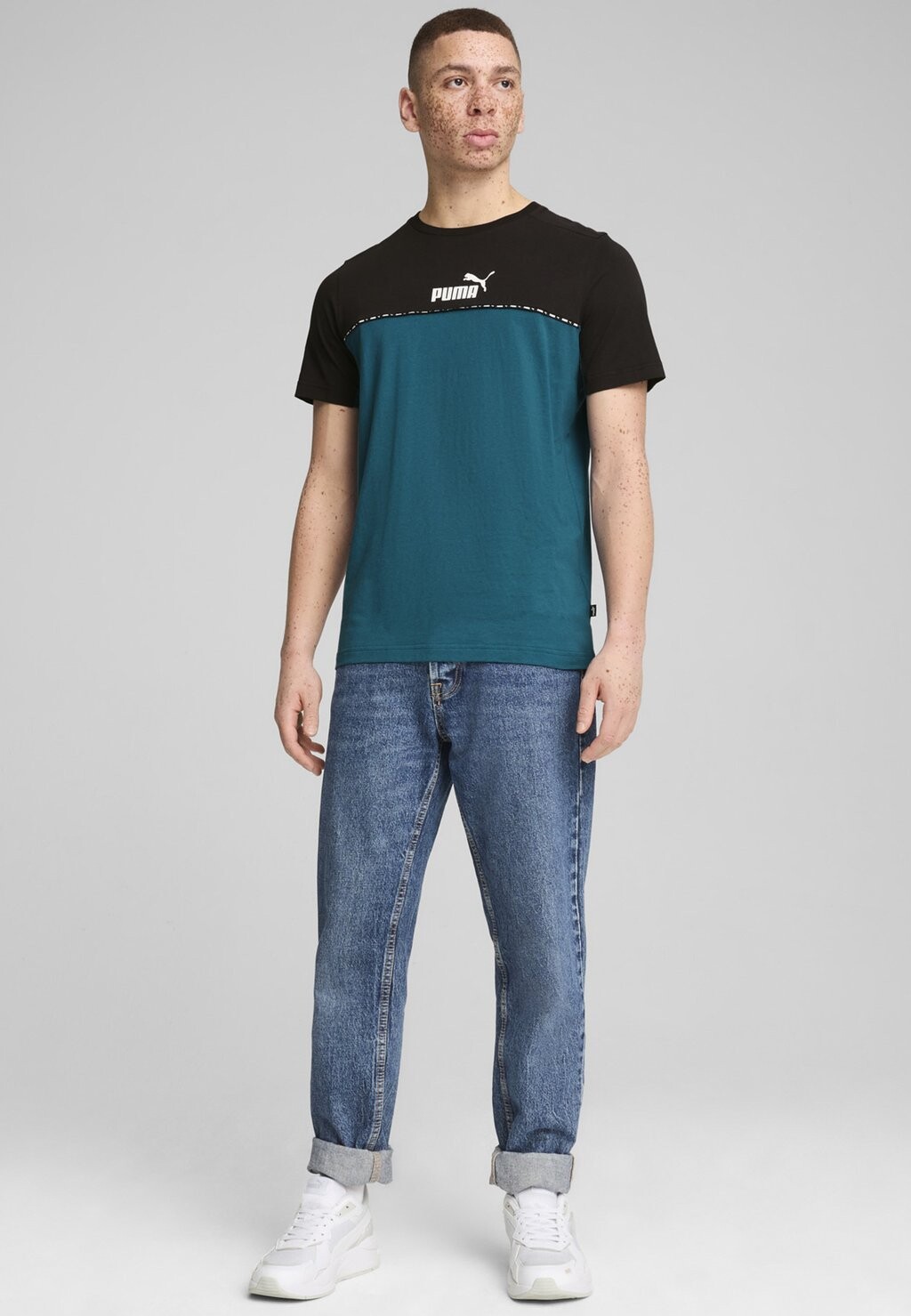 

Принт на футболке LOGO TEE Puma, зеленый