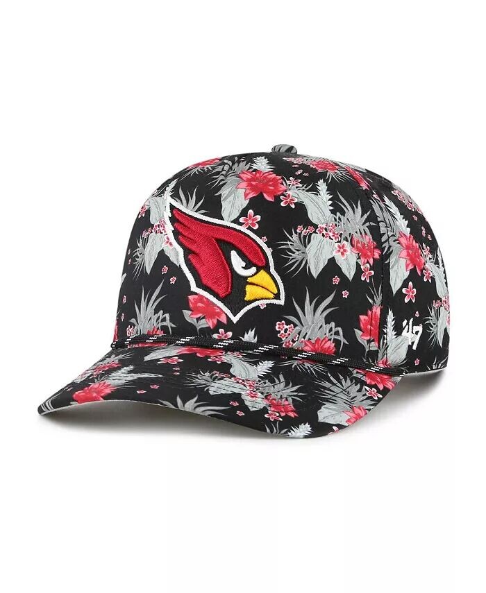

Мужская черная регулируемая кепка Arizona Cardinals Dark Tropic Hitch '47 Brand, черный