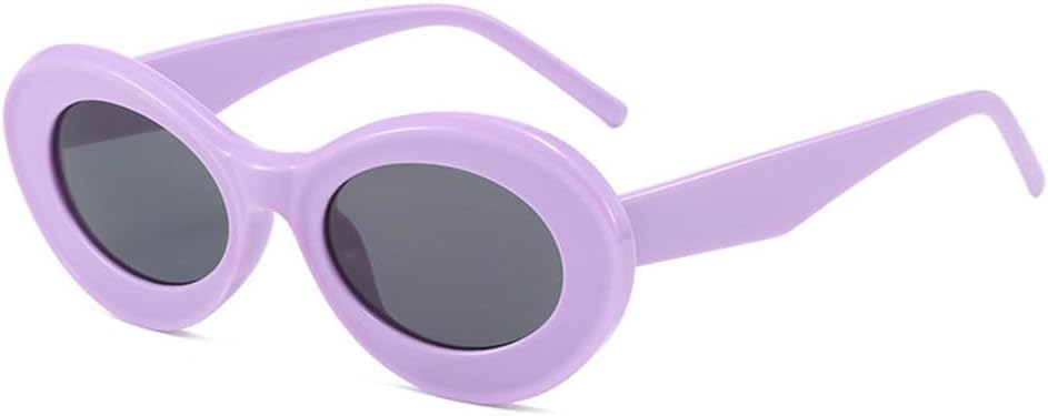 

Солнцезащитные очки UV400 — овальные, зелено-фиолетовые, с плавным переходом цвета, для женщин и мужчин, для бега и занятий спортом на открытом воздухе UYPTK, Purple Gray
