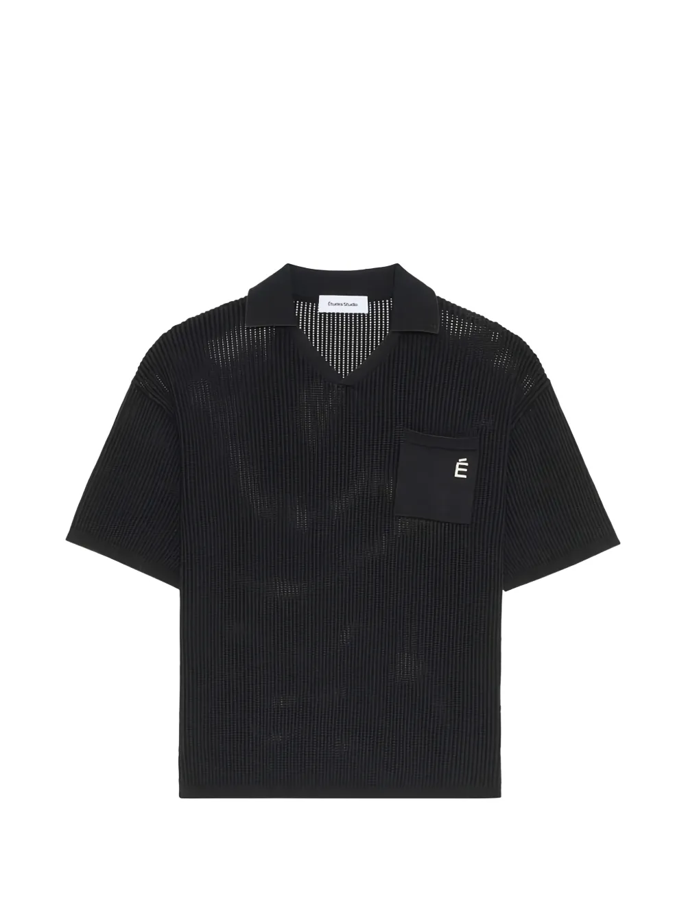 

Футболка с V-образным вырезом и нагрудным карманом Études Studio, черный