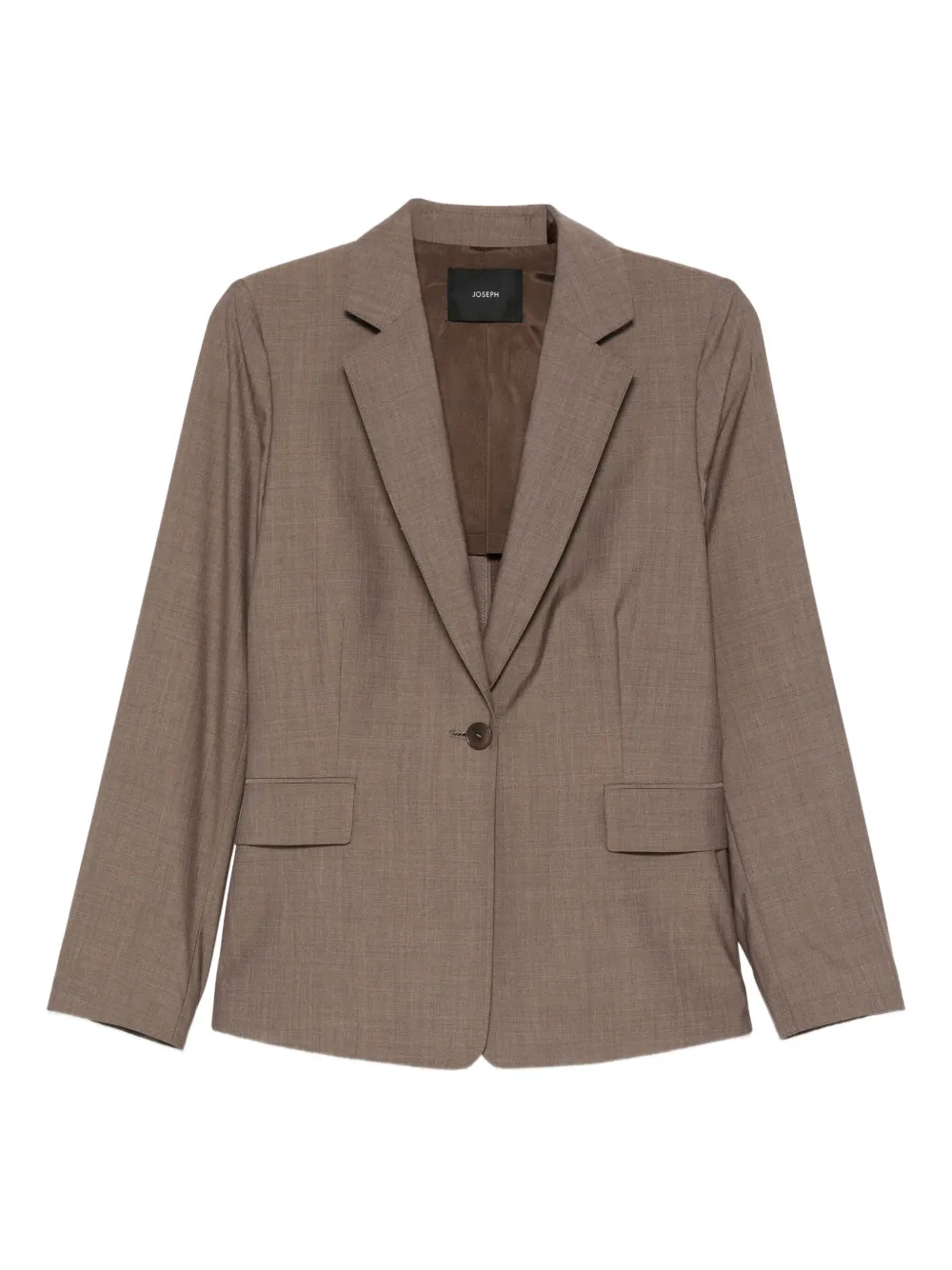 

Однобортный пиджак из шерсти Joseph, коричневый