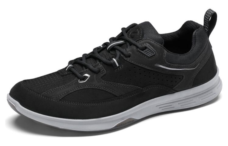 

Кроссовки Ecco Casual Shoes Men Low-Top Black, черный