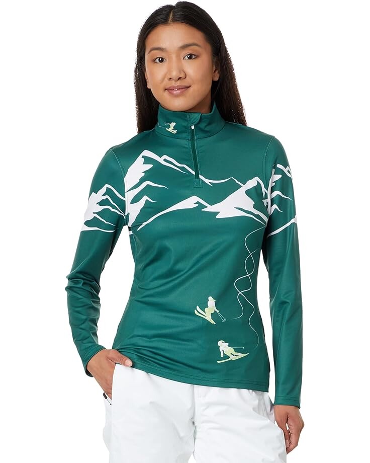 

Рубашка Spyder Figure 8 1/2 Zip, цвет Cypress Green
