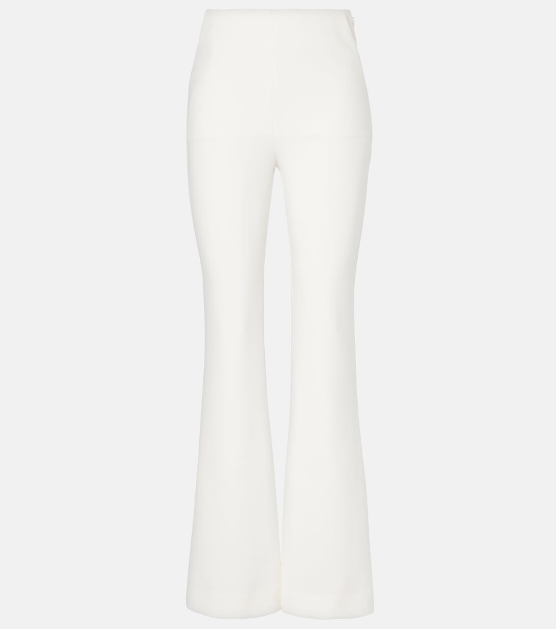 

Расклешенные брюки с высокой талией Roland Mouret, белый