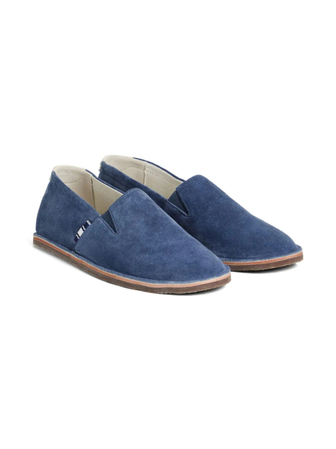 Детские замшевые лоферы Brunello Cucinelli Brunello Cucinelli Kids, синий — фото 2