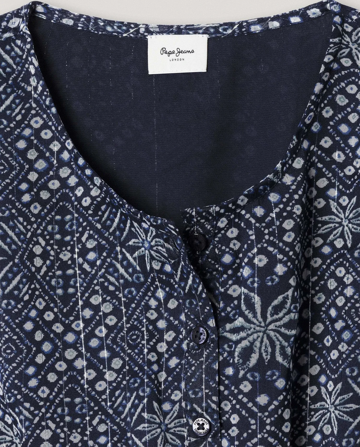 Платье с принтом Imabel для девочки Pepe Jeans, темно-синий — фото 4