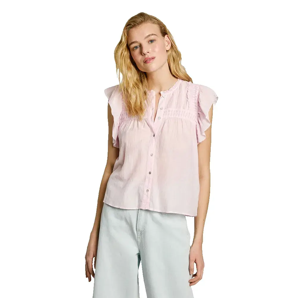 

Рубашка с коротким рукавом Pepe Jeans Diallo, розовый