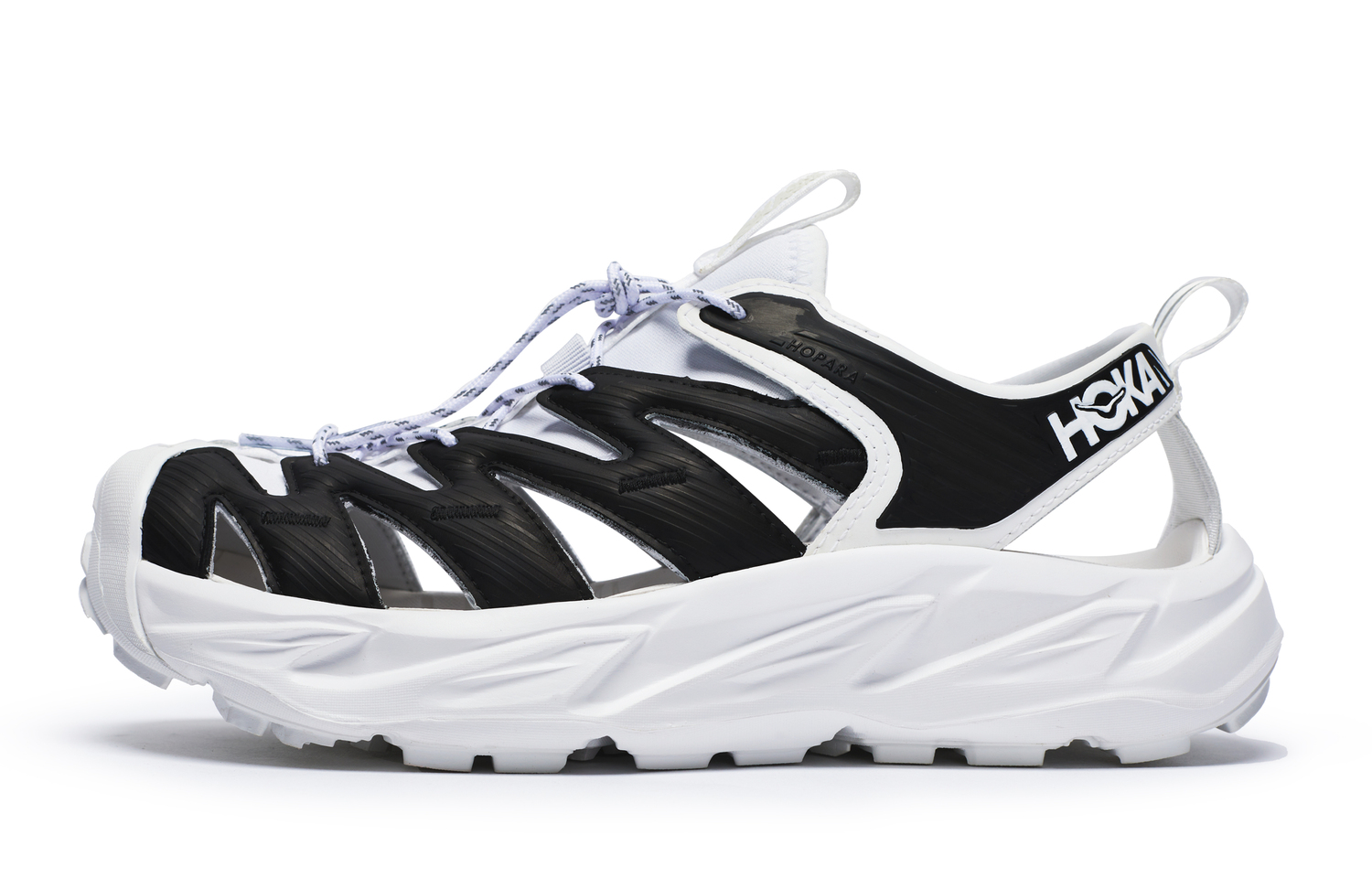 Hopara Series River Trekking Shoes Unisex White HOKA ONE ONE, Black White — фото 2