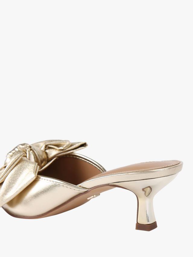 София боу мюлы на каблуке с заостренным носком KG Kurt Geiger, Gold — фото 4