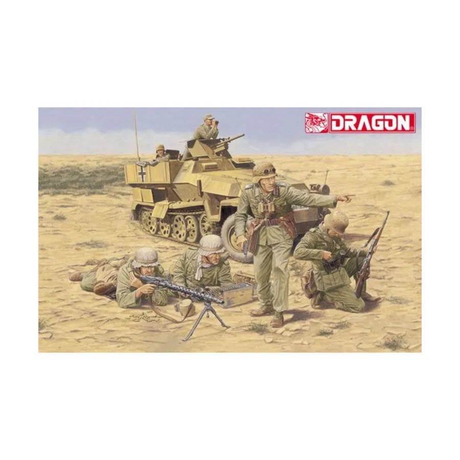 

Немецкая пехота Африканского корпуса - Эль-Аламейн, 1942 г., Dragon Models - '39 to '45 Series - Germany (1:35)