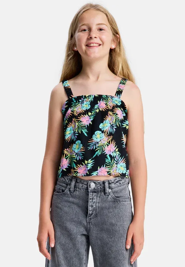 Блуза Roxy Tropical Träger, черный — фото 2
