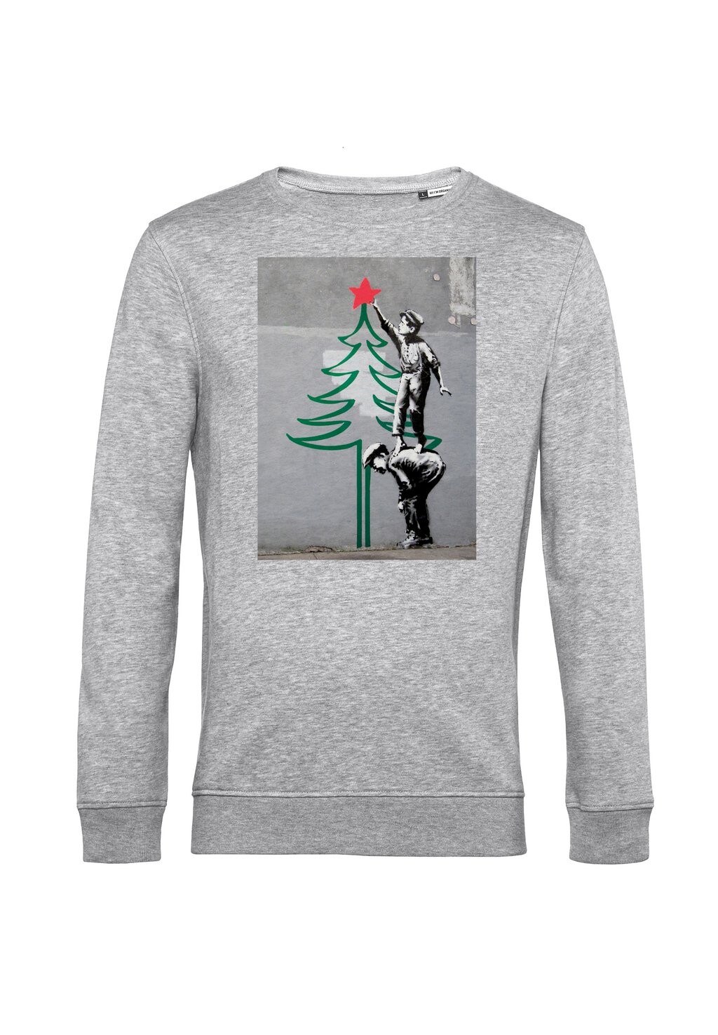 

Толстовка BANKSY CHRISTMAS TREE apoh London, серый