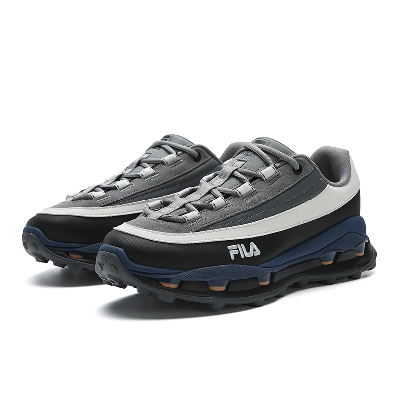 Кроссовки мужские низкие повседневные KM 2S Cushioning, Wear Resistant FILA, Wild Dove Gray/Black — фото 4