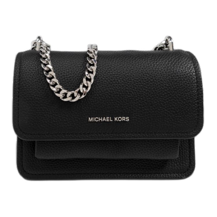 

Кожаная женская сумка через плечо черная MICHAEL KORS
