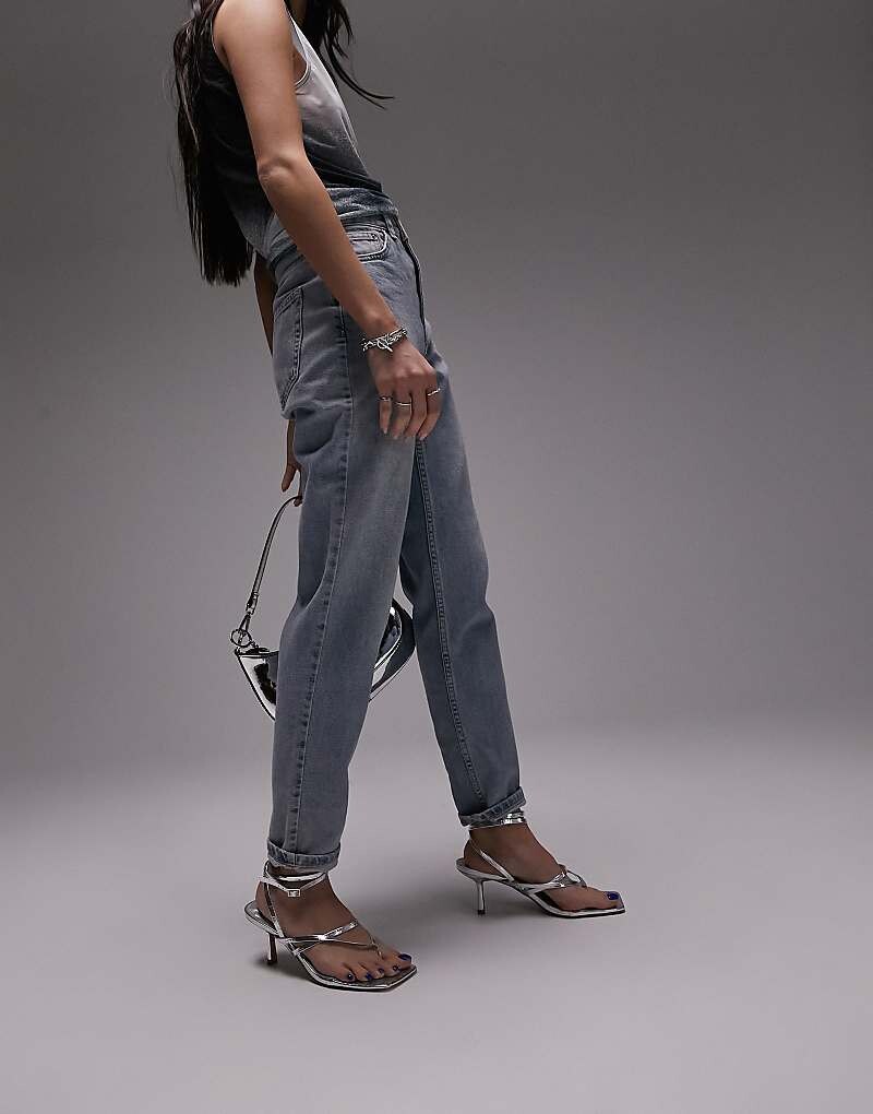 

Белые эластичные джинсы Topshop Comfort