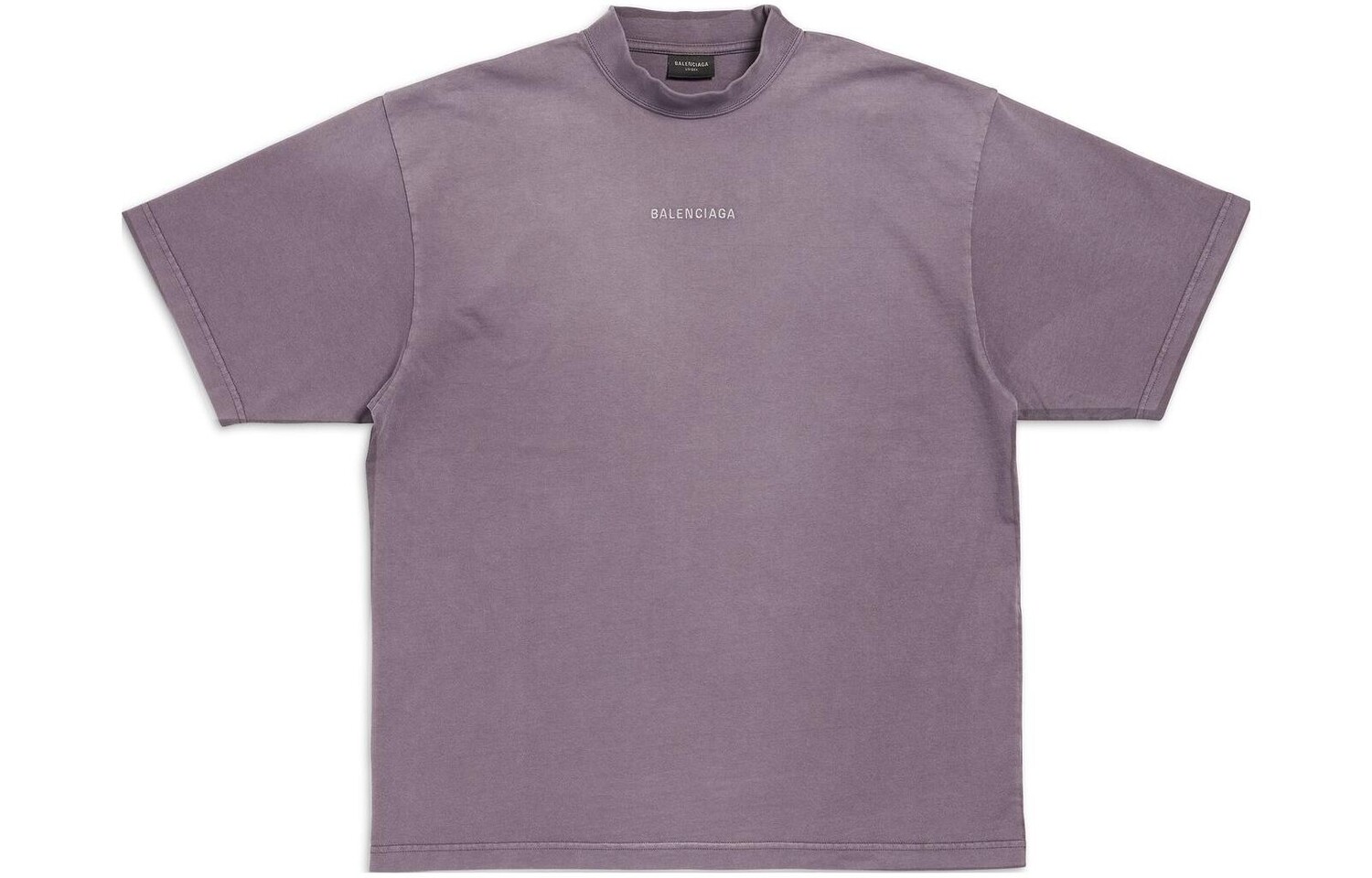 

Футболка мужская пурпурно-серая Balenciaga, серый