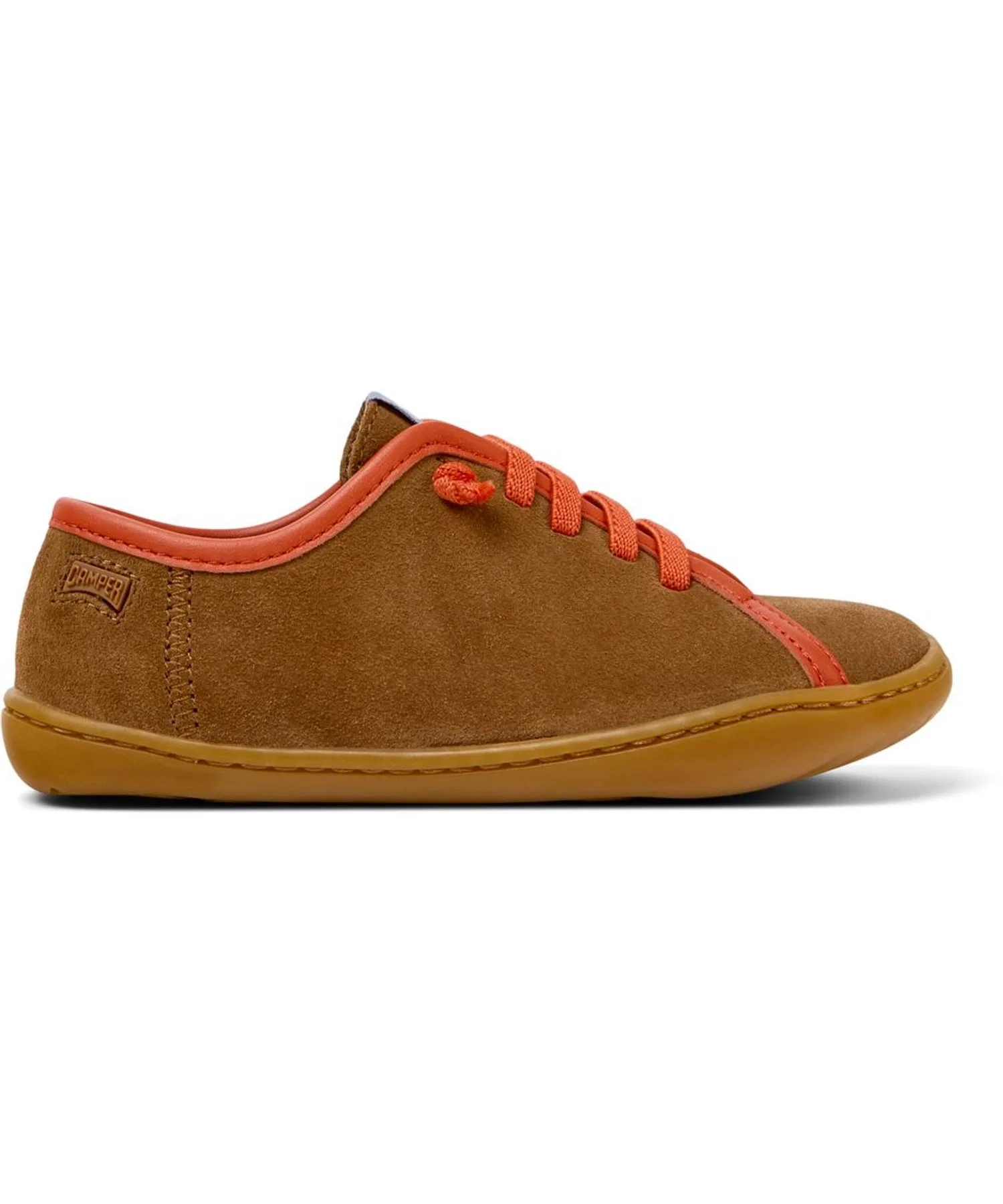 Детские кроссовки CAMPER TWINS KIDS из натуральной кожи коричневые — фото 2