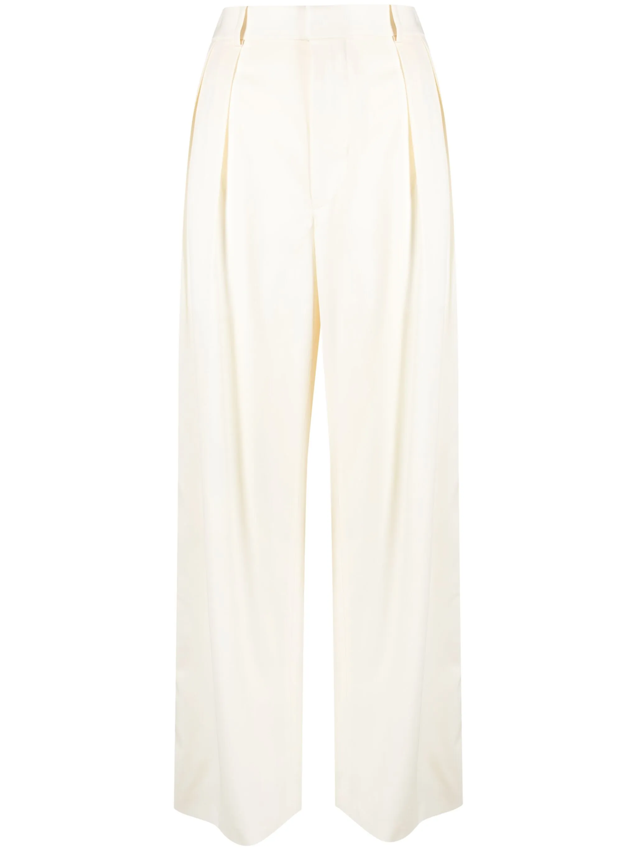 

Широкие брюки с заниженной талией Wardrobe.Nyc, кремовый