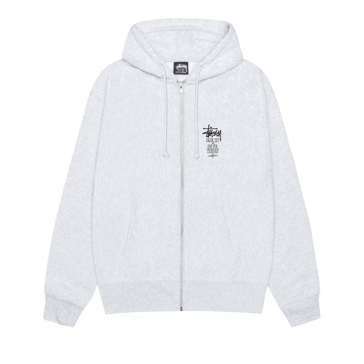 

Худи Stussy Swim Out Zip Hoodie, Ash Heather