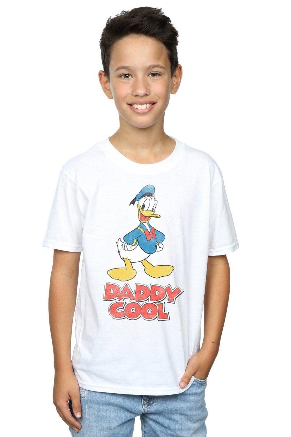 

Крутая футболка Donald Duck Daddy Disney, белый