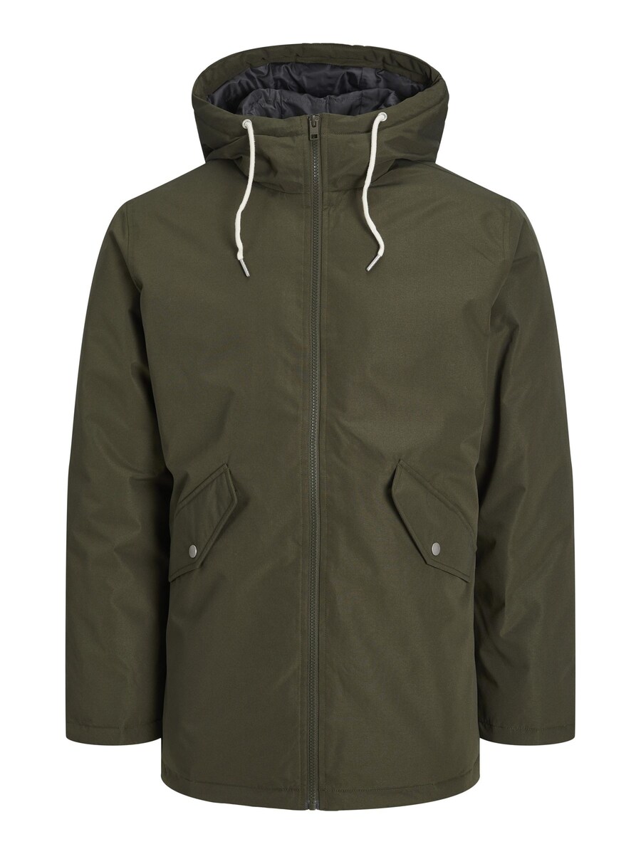 

Парка для межсезонья Jack & Jones Plus JJLoop, оливковый