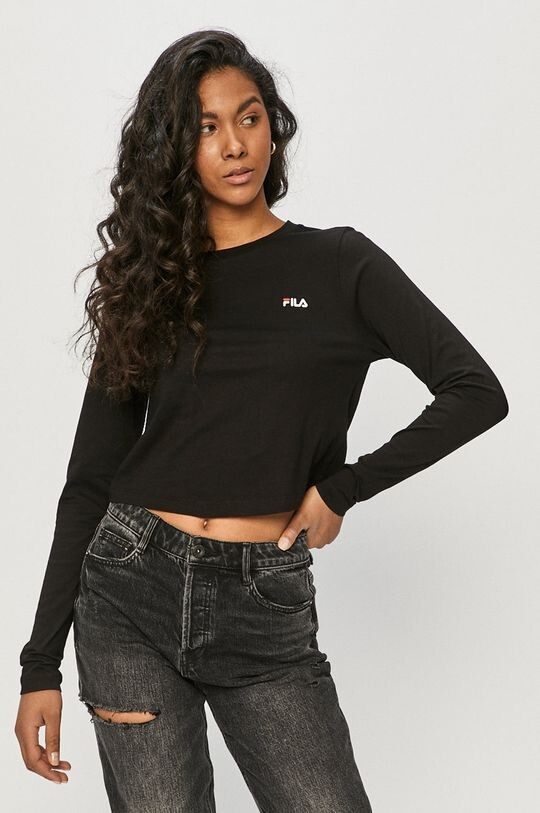 

Фила - Лонгслив Fila, черный