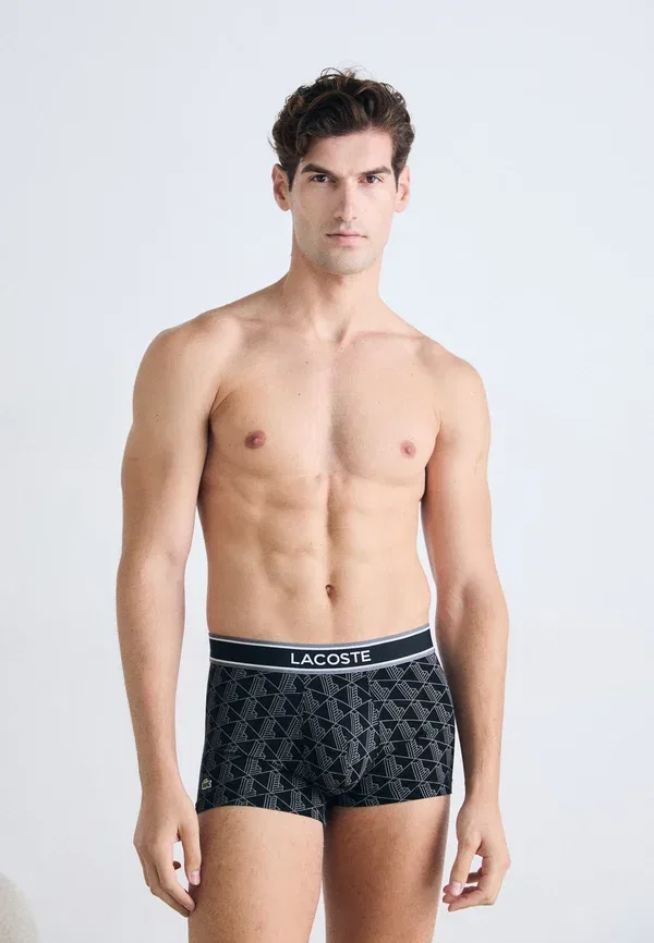 Трусы Lacoste, модель Court sous vetement trunks, черный — фото 4