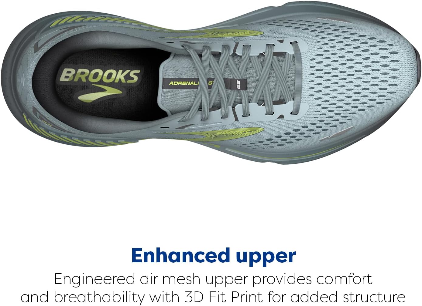 Мужские беговые кроссовки Brooks Adrenaline GTS 23 с поддержкой, синий — фото 4
