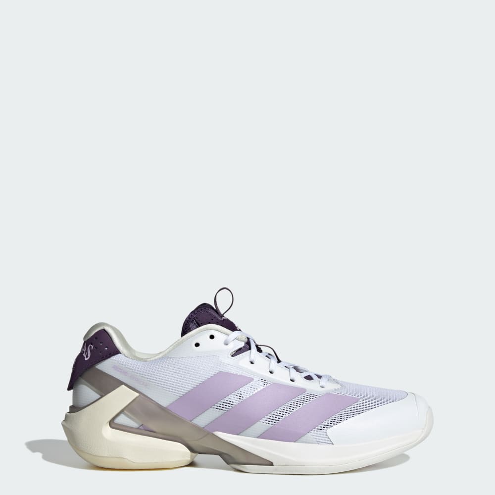 Кроссовки Adidas Adizero Ubersonic 5 Tennis Shoes, цвет Cloud White/Powder Plum/Aurora Plum