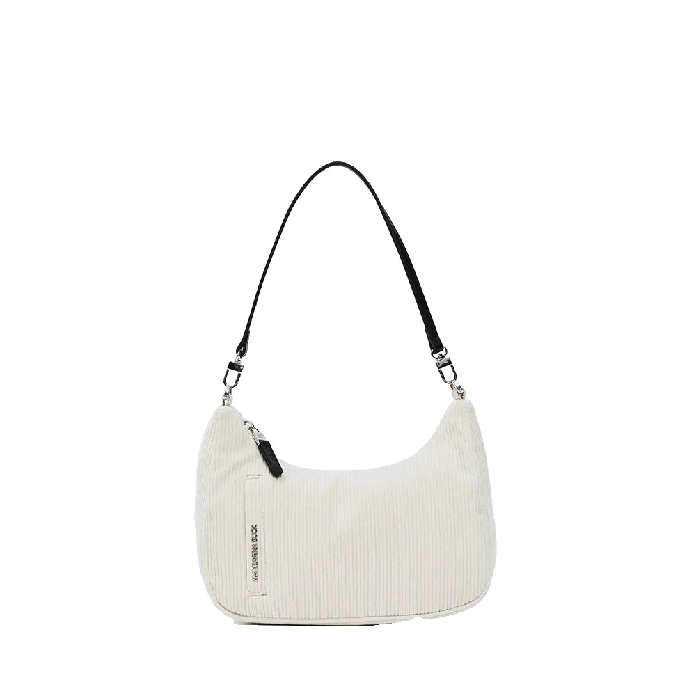 

Сумка через плечо Mandarina Duck Hunter из бархата, маленькая, okt25, бежевый