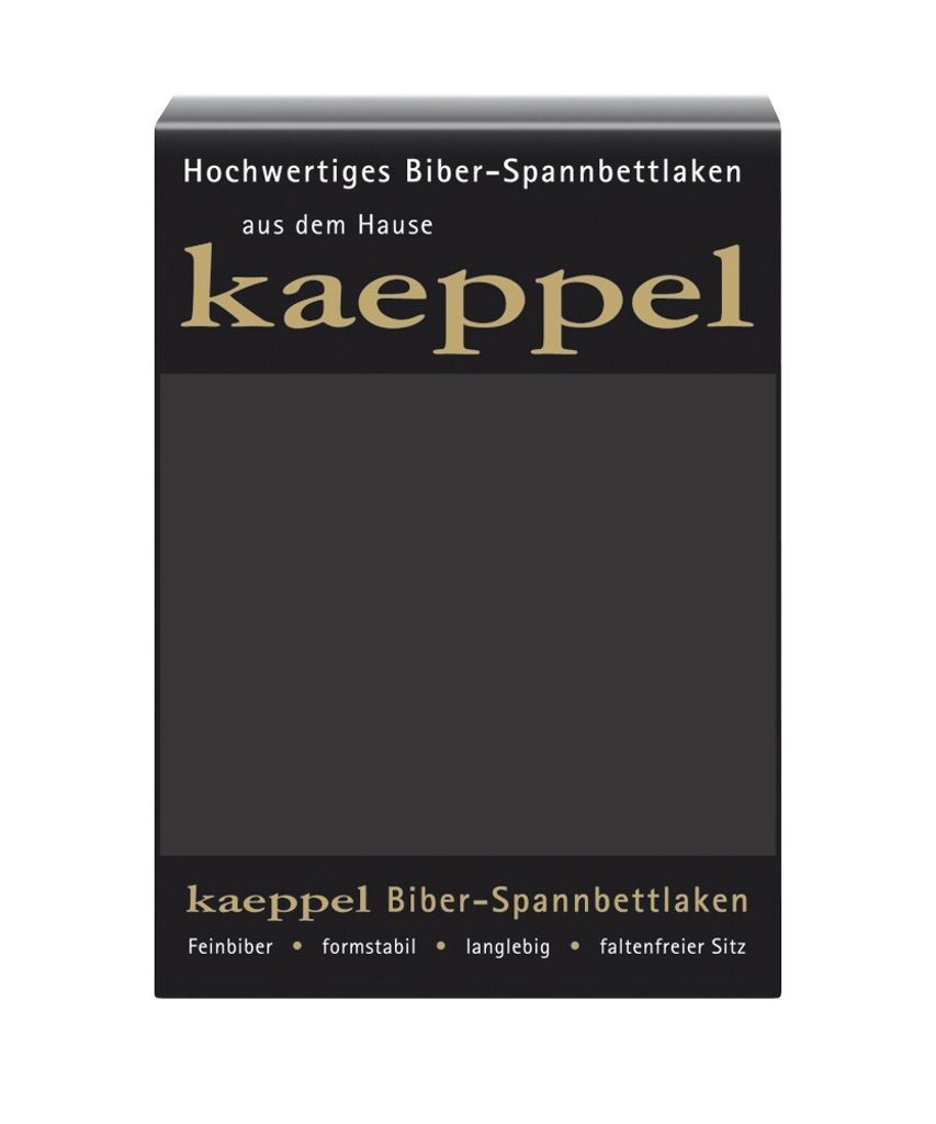 

Простыня Kaeppel Biber 180-200х200 см на подкладке, 14 цветов однотонный эко, цвет: антрацит