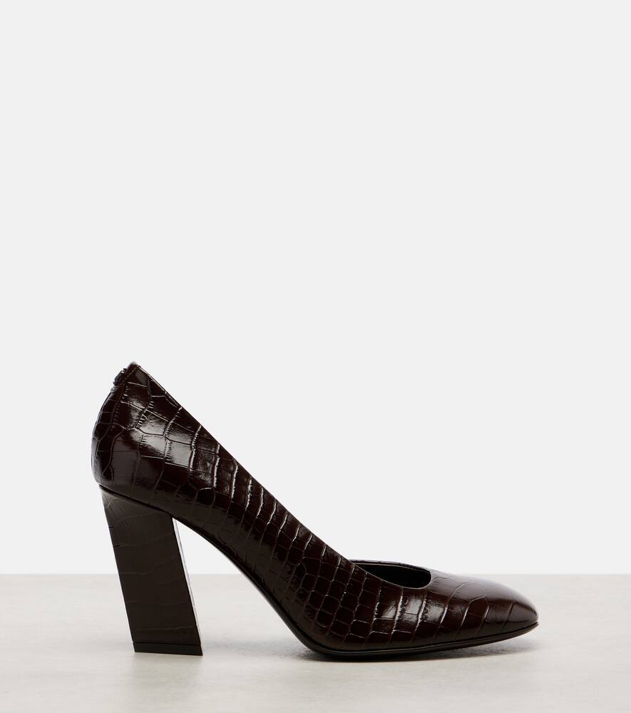 Туфли-лодочки Farren 85 из кожи с эффектом крокодила Jimmy Choo, Chocolate — фото 4