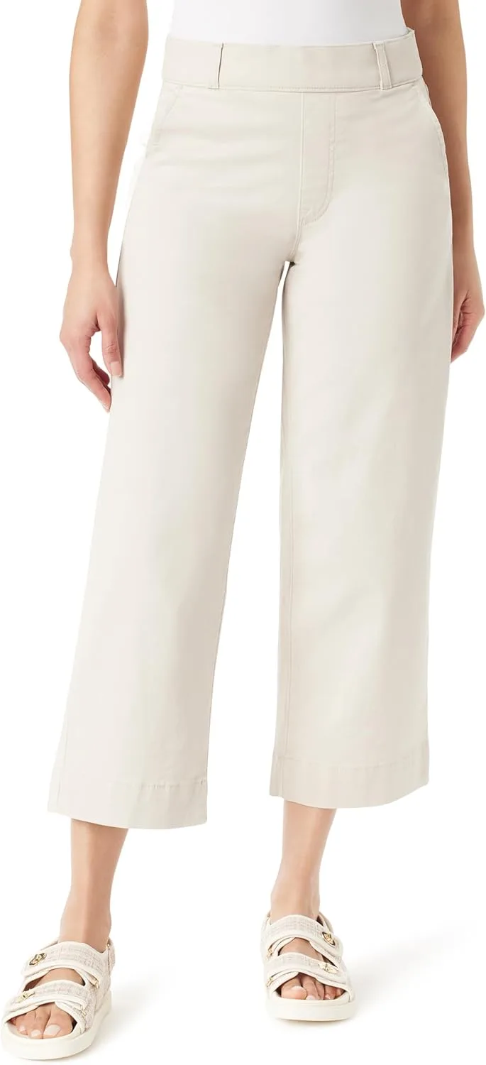 

Gloria Vanderbilt женские брюки Shape Effect Pull on High Rise Wide Leg Crop Standard