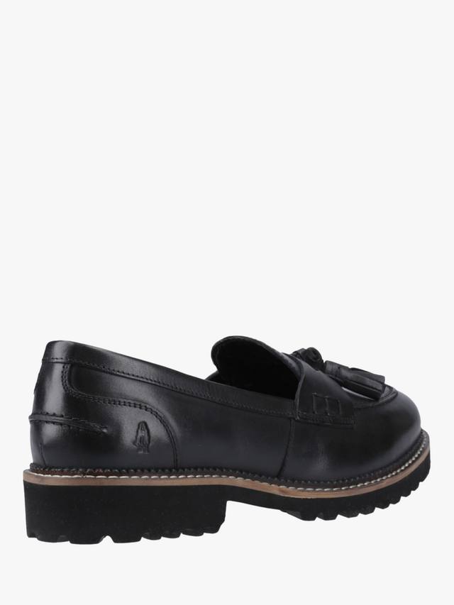 Ginny кожаные мокасины с массивными кисточками Hush Puppies, Black — фото 3