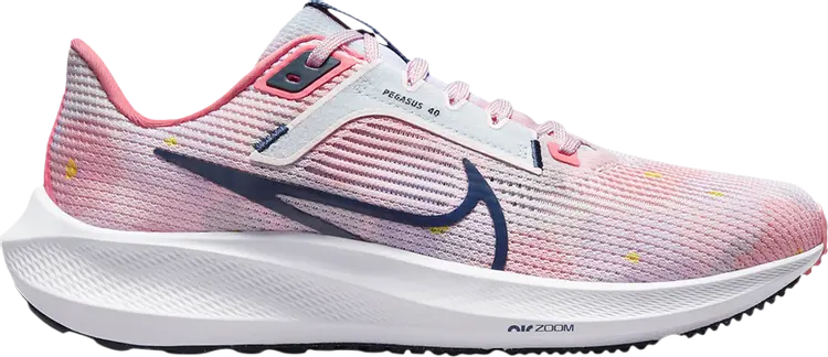 Кроссовки Wmns Air Zoom Pegasus 40 Premium 'Pink Acid Wash', розовый