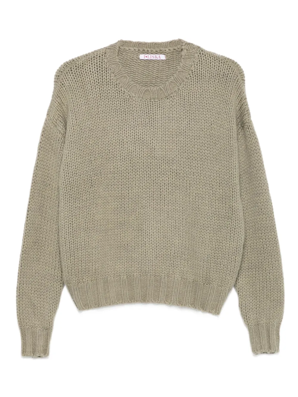 

Пуловер в рубчик Liska, зеленый