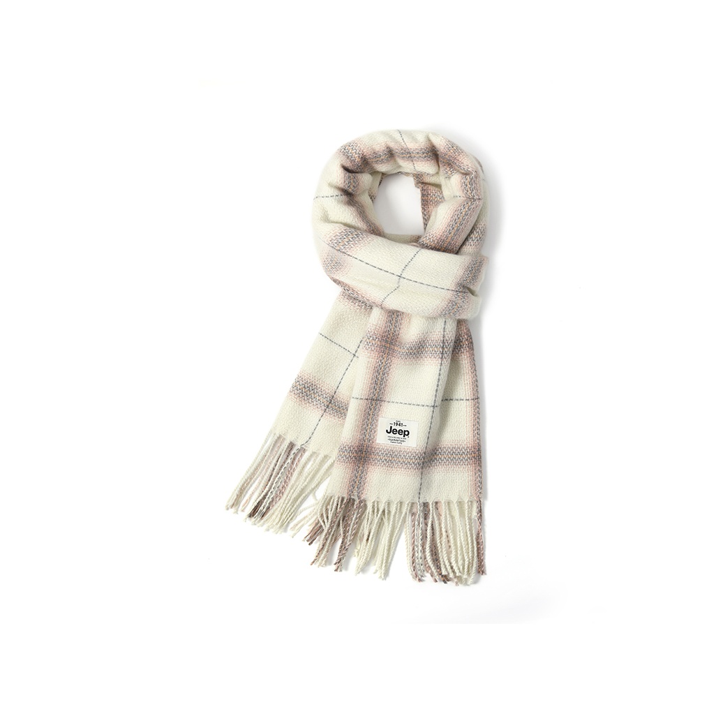 

Jeep Вязаный шарф унисекс, Ecru