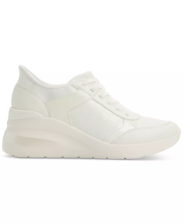 Женские кроссовки Iconistep на шнуровке с клиновидной подошвой ALDO, белый — фото 2