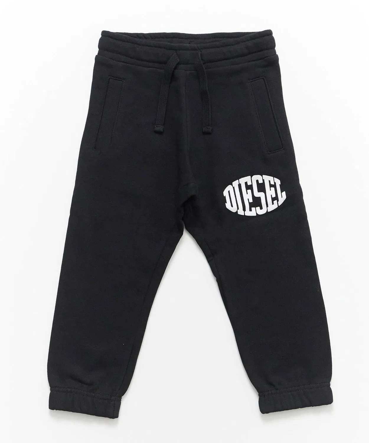 Спортивные штаны DIESEL Kids & Junior с логотипом, чёрные